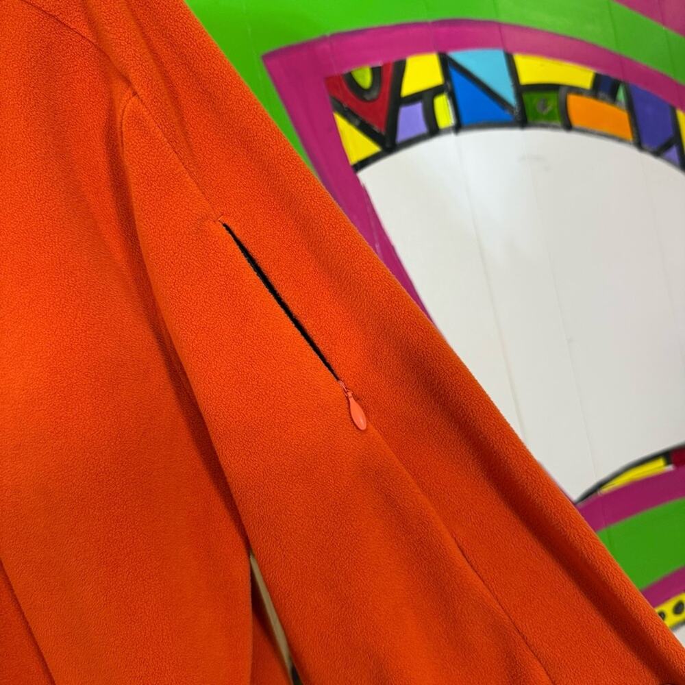 Adidas Orange Long Sleeve Fleece Casual Comfort. Size Large. Excellent condition - Picture 7 of 7